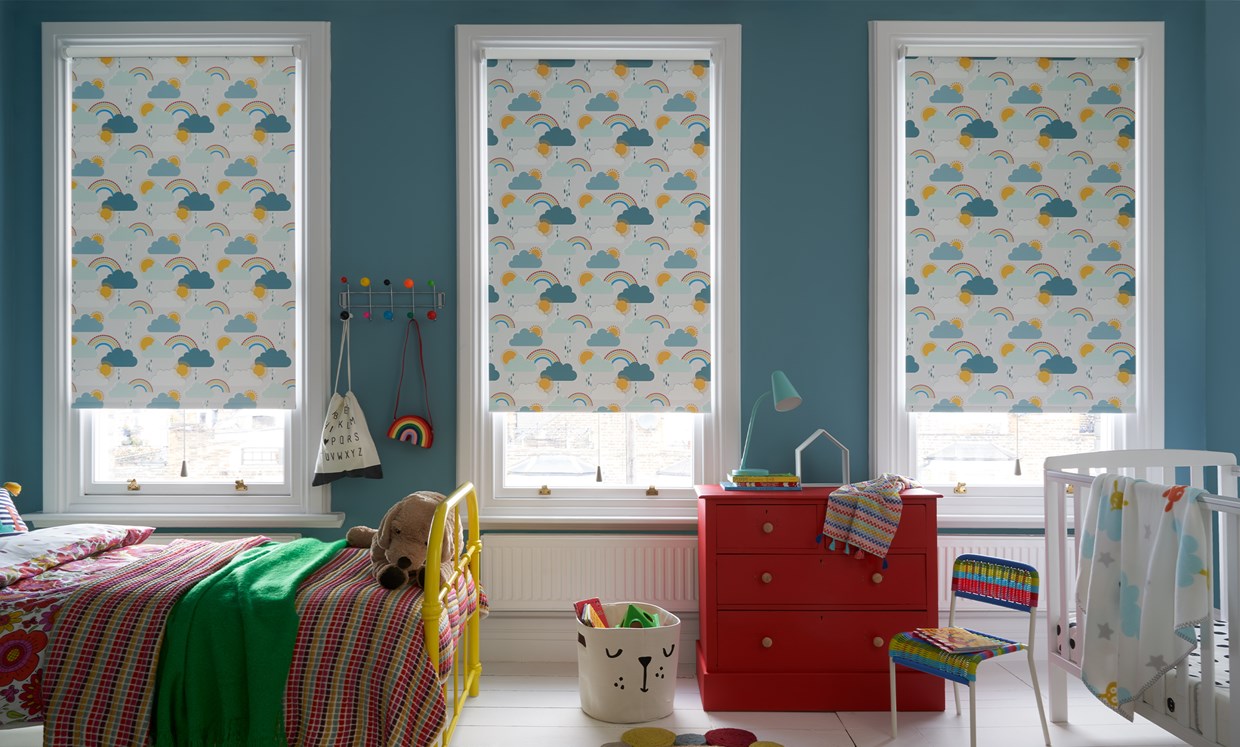 Рулонные шторы в детской комнате